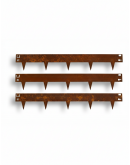 Kantopsluiting CORTEN STAAL 106 x 16 cm