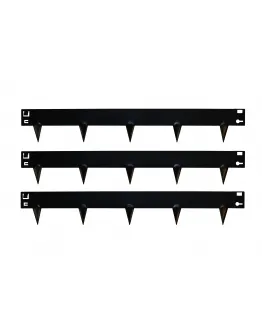 Kantopsluiting Zwart Gecoat – 106 x 16 cm 